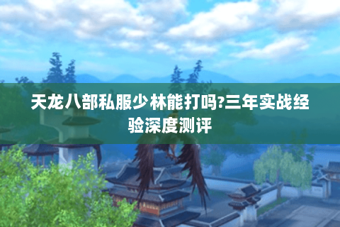 天龙八部私服少林能打吗?三年实战经验深度测评