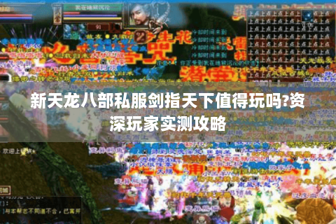 新天龙八部私服剑指天下值得玩吗?资深玩家实测攻略