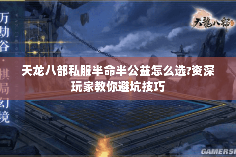 天龙八部私服半命半公益怎么选?资深玩家教你避坑技巧