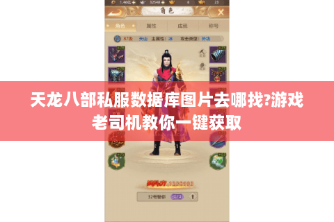 天龙八部私服数据库图片去哪找?游戏老司机教你一键获取
