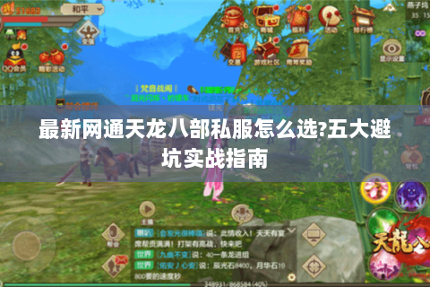 最新网通天龙八部私服怎么选?五大避坑实战指南