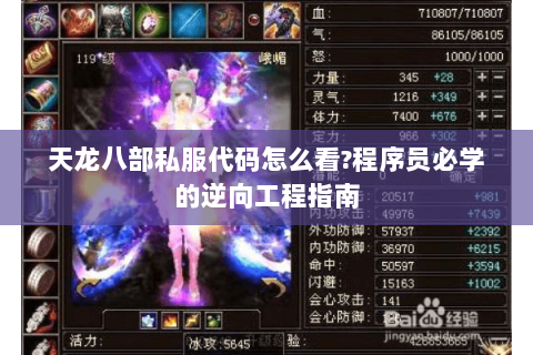 天龙八部私服代码怎么看?程序员必学的逆向工程指南 天龙八部私服代码怎么看?程序员必学的逆向工程指南