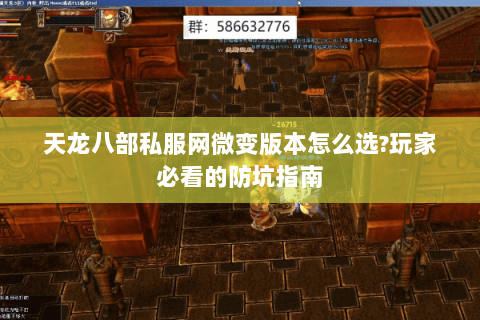 天龙八部私服网微变版本怎么选?玩家必看的防坑指南