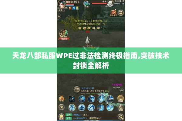 天龙八部私服WPE过非法检测终极指南,突破技术封锁全解析