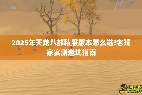 2025年天龙八部私服版本怎么选?老玩家实测避坑指南