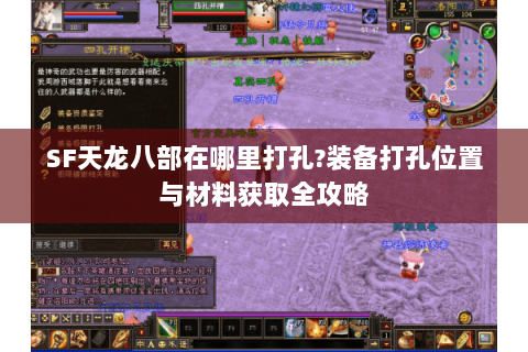 SF天龙八部在哪里打孔?装备打孔位置与材料获取全攻略 SF天龙八部在哪里打孔?装备打孔位置与材料获取全攻略