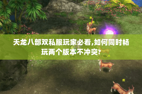 天龙八部双私服玩家必看,如何同时畅玩两个版本不冲突? 天龙八部双私服玩家必看,如何同时畅玩两个版本不冲突?