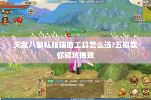 天龙八部私服辅助工具怎么选?五招教你避坑提效