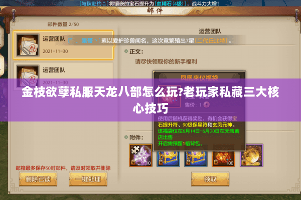 金枝欲孽私服天龙八部怎么玩?老玩家私藏三大核心技巧