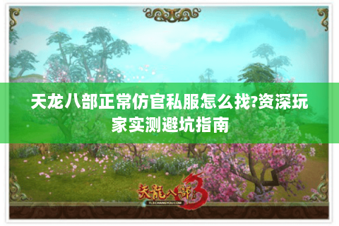 天龙八部正常仿官私服怎么找?资深玩家实测避坑指南