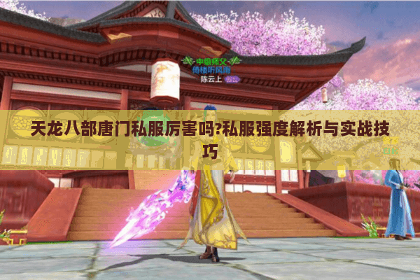 天龙八部唐门私服厉害吗?私服强度解析与实战技巧 天龙八部唐门私服厉害吗?私服强度解析与实战技巧