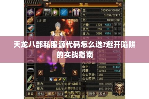 天龙八部私服源代码怎么选?避开陷阱的实战指南