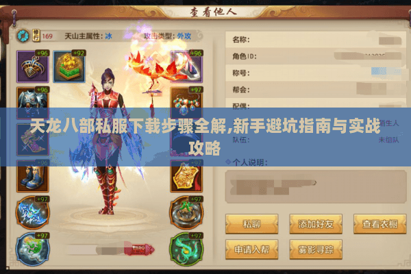 天龙八部私服下载步骤全解,新手避坑指南与实战攻略 天龙八部私服下载步骤全解,新手避坑指南与实战攻略