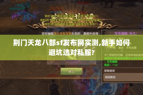 荆门天龙八部sf发布网实测,新手如何避坑选对私服? 荆门天龙八部sf发布网实测,新手如何避坑选对私服?