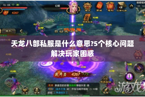 天龙八部私服是什么意思?5个核心问题解决玩家困惑 天龙八部私服是什么意思?5个核心问题解决玩家困惑