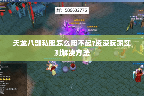 天龙八部私服怎么用不起?资深玩家实测解决方法 天龙八部私服怎么用不起?资深玩家实测解决方法