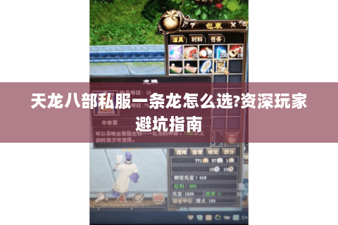 天龙八部私服一条龙怎么选?资深玩家避坑指南 天龙八部私服一条龙怎么选?资深玩家避坑指南