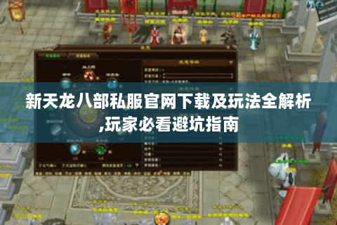 新天龙八部私服官网下载及玩法全解析,玩家必看避坑指南