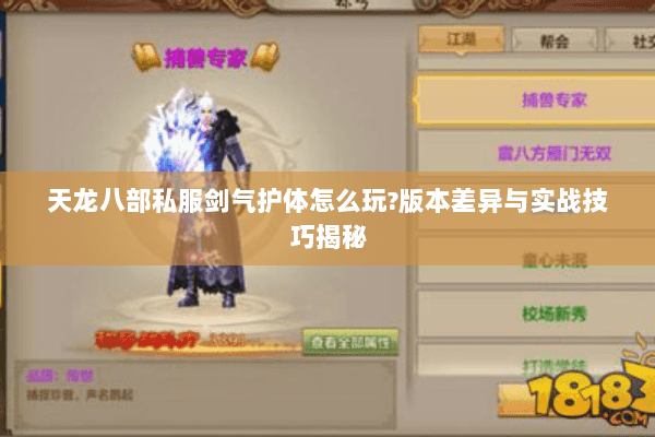 天龙八部私服剑气护体怎么玩?版本差异与实战技巧揭秘 天龙八部私服剑气护体怎么玩?版本差异与实战技巧揭秘