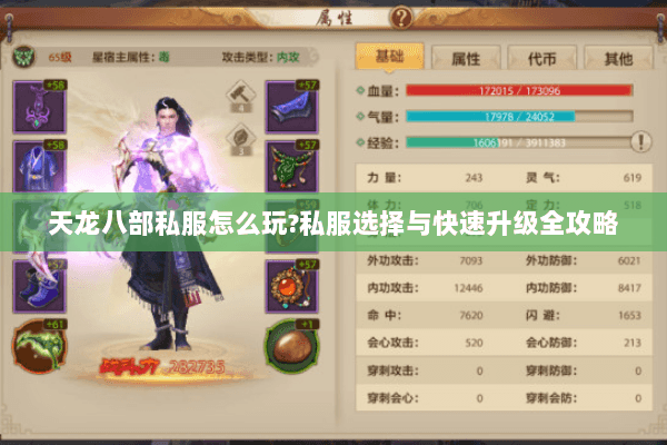 天龙八部私服怎么玩?私服选择与快速升级全攻略 天龙八部私服怎么玩?私服选择与快速升级全攻略