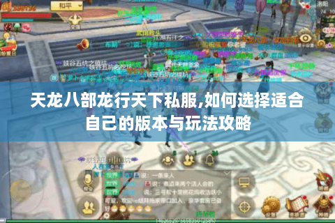 天龙八部龙行天下私服,如何选择适合自己的版本与玩法攻略