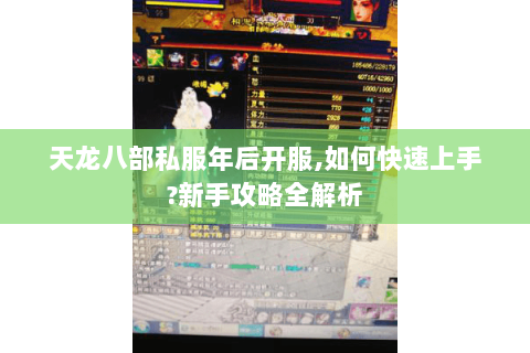 天龙八部私服年后开服,如何快速上手?新手攻略全解析