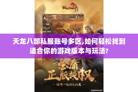 天龙八部私服账号多区,如何轻松找到适合你的游戏版本与玩法?