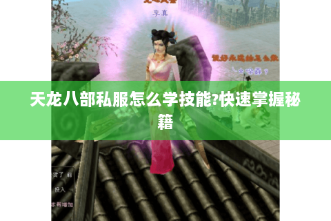 天龙八部私服怎么学技能?快速掌握秘籍 天龙八部私服怎么学技能?快速掌握秘籍