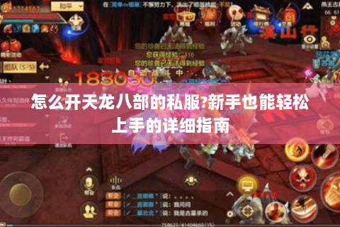 怎么开天龙八部的私服?新手也能轻松上手的详细指南 怎么开天龙八部的私服?新手也能轻松上手的详细指南