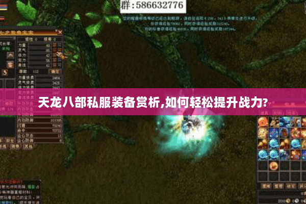 天龙八部私服装备赏析,如何轻松提升战力? 天龙八部私服装备赏析,如何轻松提升战力?
