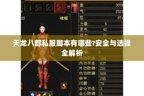 天龙八部私服脚本有哪些?安全与选择全解析