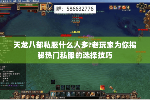 天龙八部私服什么人多?老玩家为你揭秘热门私服的选择技巧 天龙八部私服什么人多?老玩家为你揭秘热门私服的选择技巧