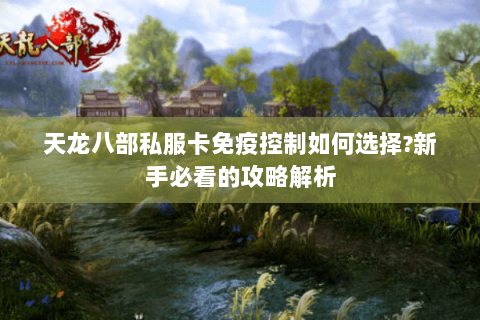 天龙八部私服卡免疫控制如何选择?新手必看的攻略解析 天龙八部私服卡免疫控制如何选择?新手必看的攻略解析