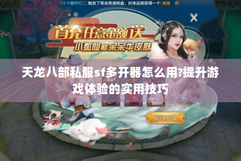 天龙八部私服sf多开器怎么用?提升游戏体验的实用技巧 天龙八部私服sf多开器怎么用?提升游戏体验的实用技巧