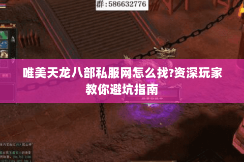 唯美天龙八部私服网怎么找?资深玩家教你避坑指南