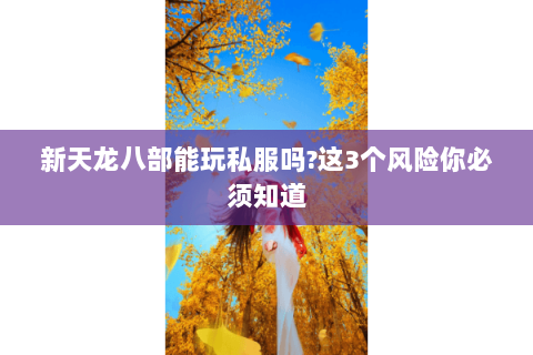 新天龙八部能玩私服吗?这3个风险你必须知道 新天龙八部能玩私服吗?这3个风险你必须知道