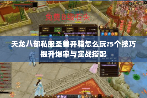 天龙八部私服圣兽开箱怎么玩?5个技巧提升爆率与实战搭配 天龙八部私服圣兽开箱怎么玩?5个技巧提升爆率与实战搭配