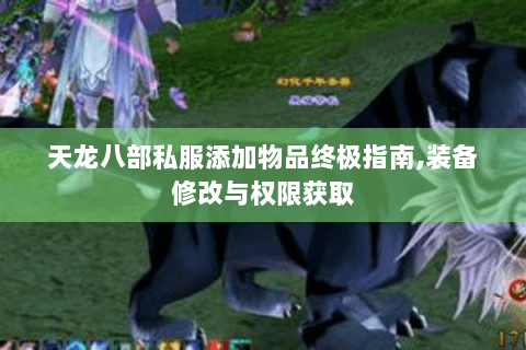 天龙八部私服添加物品终极指南,装备修改与权限获取