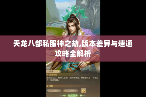 天龙八部私服神之劫,版本差异与速通攻略全解析