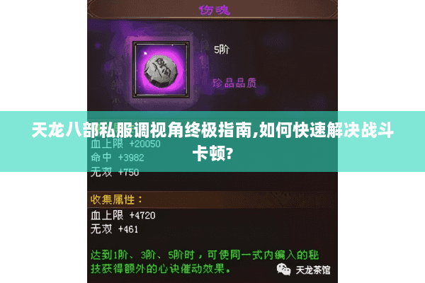 天龙八部私服调视角终极指南,如何快速解决战斗卡顿? 天龙八部私服调视角终极指南,如何快速解决战斗卡顿?