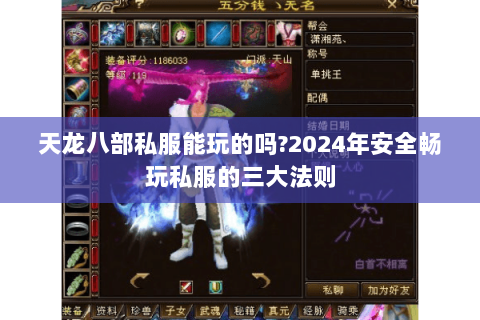 天龙八部私服能玩的吗?2024年安全畅玩私服的三大法则