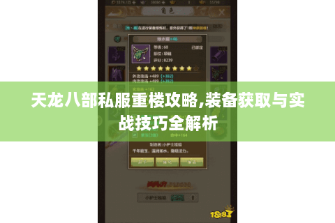 天龙八部私服重楼攻略,装备获取与实战技巧全解析 天龙八部私服重楼攻略,装备获取与实战技巧全解析