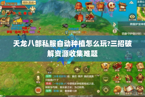 天龙八部私服自动种植怎么玩?三招破解资源收集难题
