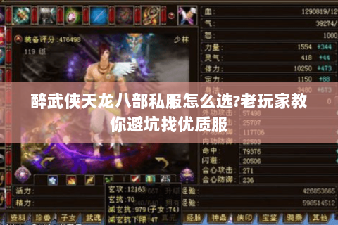 醉武侠天龙八部私服怎么选?老玩家教你避坑找优质服 醉武侠天龙八部私服怎么选?老玩家教你避坑找优质服