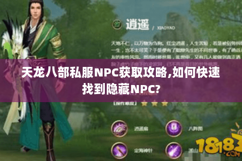 天龙八部私服NPC获取攻略,如何快速找到隐藏NPC?