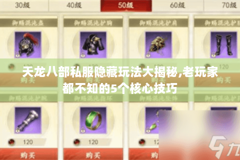 天龙八部私服隐藏玩法大揭秘,老玩家都不知的5个核心技巧 天龙八部私服隐藏玩法大揭秘,老玩家都不知的5个核心技巧
