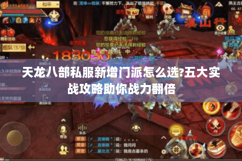 天龙八部私服新增门派怎么选?五大实战攻略助你战力翻倍 天龙八部私服新增门派怎么选?五大实战攻略助你战力翻倍
