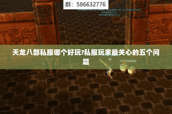 天龙八部私服哪个好玩?私服玩家最关心的五个问题