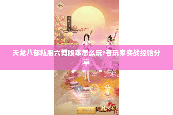 天龙八部私服六博版本怎么玩?老玩家实战经验分享