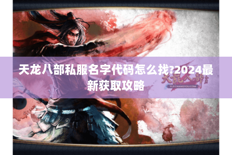 天龙八部私服名字代码怎么找?2024最新获取攻略